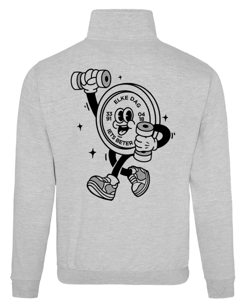 Half zip crew